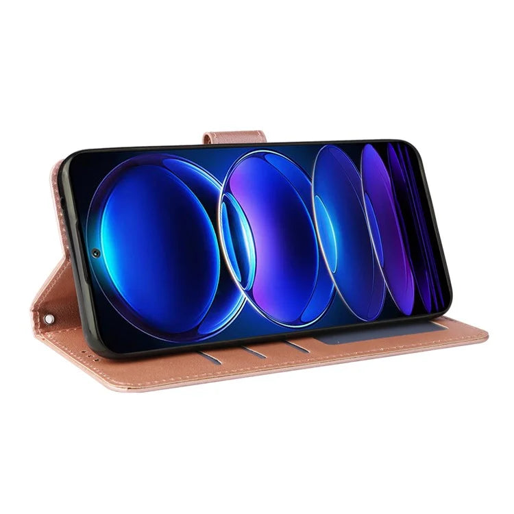For Xiaomi Redmi Note 12 5G (Global) (India) (China) / Poco X5 5G Phone Case PU Leather Wallet Stand Cover