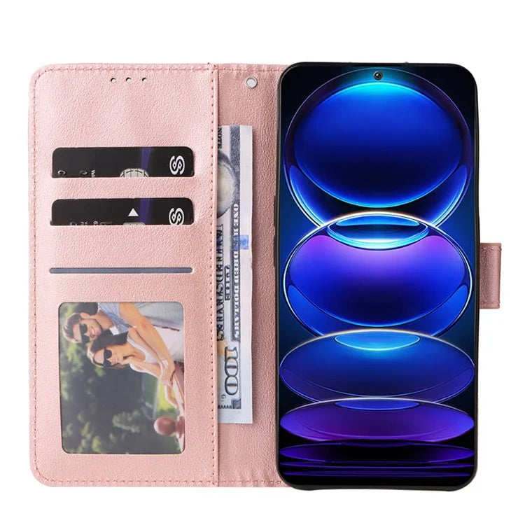 For Xiaomi Redmi Note 12 5G (Global) (India) (China) / Poco X5 5G Phone Case PU Leather Wallet Stand Cover