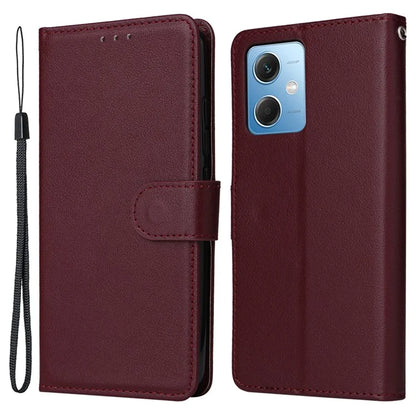 For Xiaomi Redmi Note 12 5G (Global) (India) (China) / Poco X5 5G Phone Case PU Leather Wallet Stand Cover