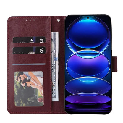 For Xiaomi Redmi Note 12 5G (Global) (India) (China) / Poco X5 5G Phone Case PU Leather Wallet Stand Cover