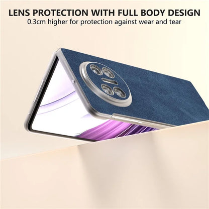For Huawei Mate X5 Cell Phone Case PU Leather Coated PC Matte Edge Cover