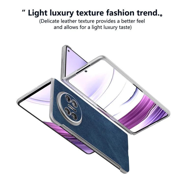 For Huawei Mate X5 Cell Phone Case PU Leather Coated PC Matte Edge Cover