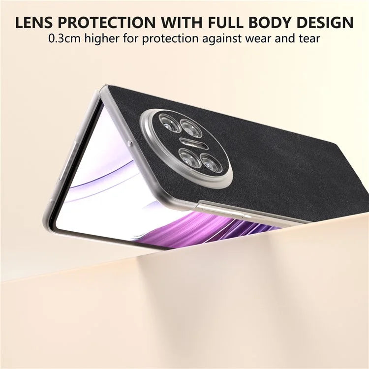 For Huawei Mate X5 Cell Phone Case PU Leather Coated PC Matte Edge Cover