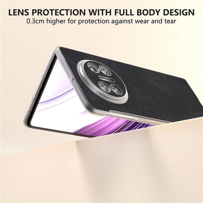 For Huawei Mate X5 Cell Phone Case PU Leather Coated PC Matte Edge Cover