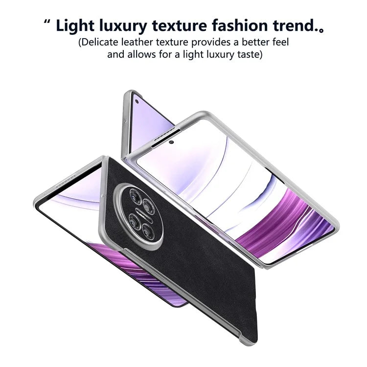 For Huawei Mate X5 Cell Phone Case PU Leather Coated PC Matte Edge Cover
