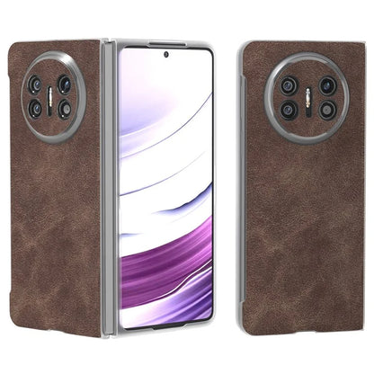 For Huawei Mate X5 Cell Phone Case PU Leather Coated PC Matte Edge Cover