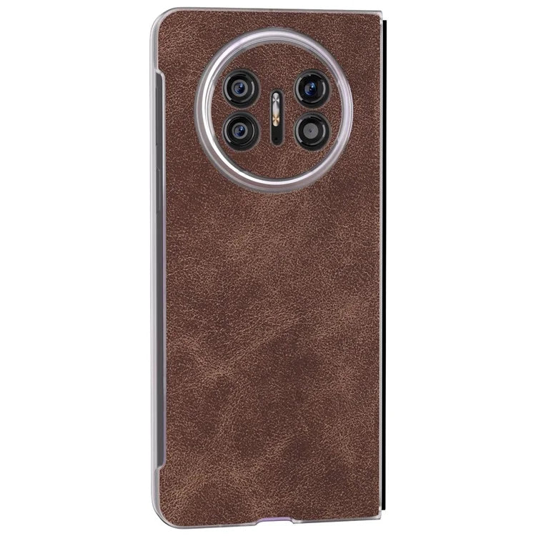 For Huawei Mate X5 Cell Phone Case PU Leather Coated PC Matte Edge Cover