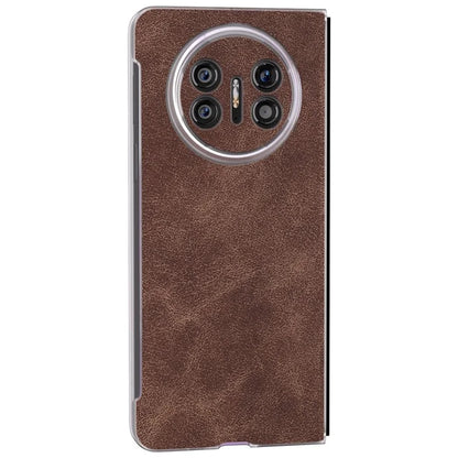 For Huawei Mate X5 Cell Phone Case PU Leather Coated PC Matte Edge Cover