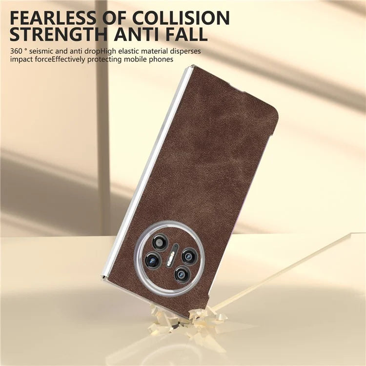 For Huawei Mate X5 Cell Phone Case PU Leather Coated PC Matte Edge Cover
