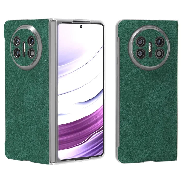 For Huawei Mate X5 Cell Phone Case PU Leather Coated PC Matte Edge Cover
