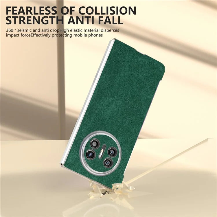 For Huawei Mate X5 Cell Phone Case PU Leather Coated PC Matte Edge Cover