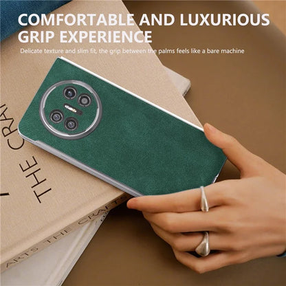 For Huawei Mate X5 Cell Phone Case PU Leather Coated PC Matte Edge Cover