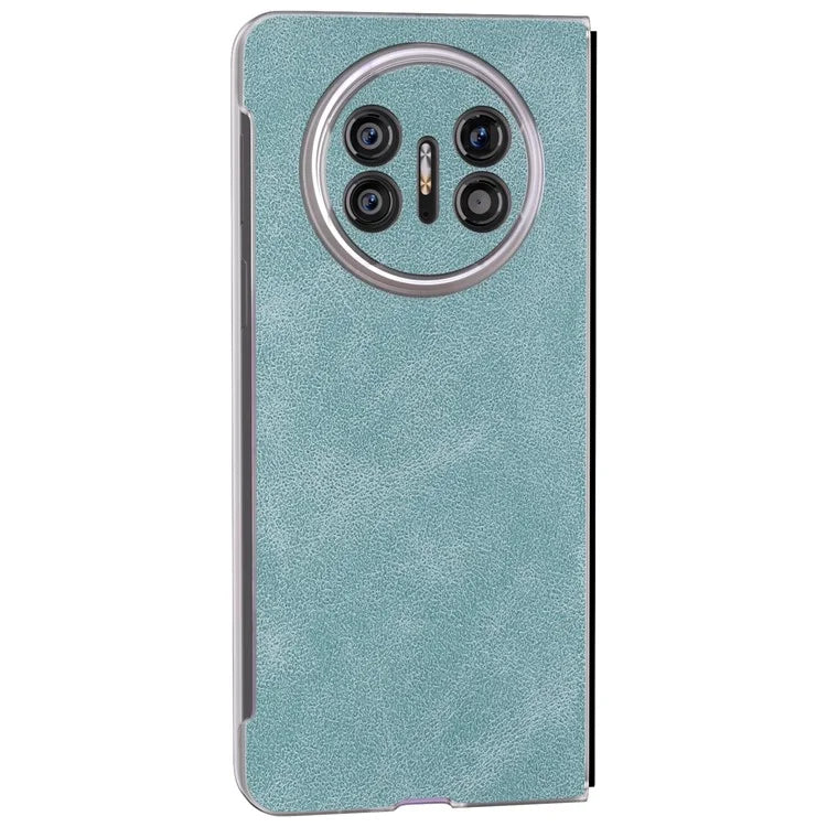 For Huawei Mate X5 Cell Phone Case PU Leather Coated PC Matte Edge Cover
