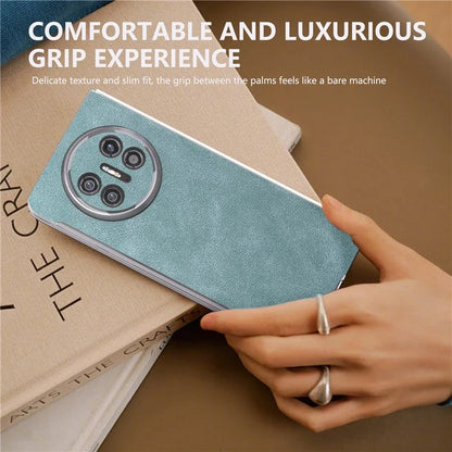 For Huawei Mate X5 Cell Phone Case PU Leather Coated PC Matte Edge Cover