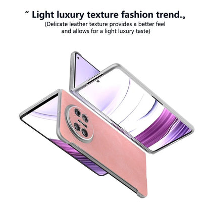 For Huawei Mate X5 Cell Phone Case PU Leather Coated PC Matte Edge Cover