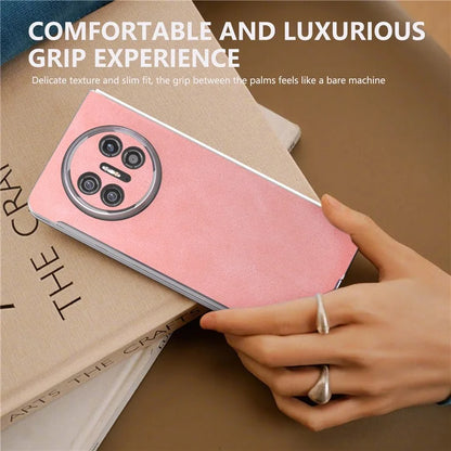 For Huawei Mate X5 Cell Phone Case PU Leather Coated PC Matte Edge Cover