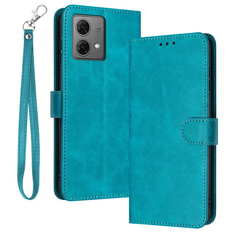 For Motorola Moto G84 5G Case Calf Texture Full Protection Phone Cover Mobile Accessories Wholesale