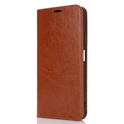 For Oppo A79 5G / A2 5G Case Crazy Horse Texture Split Leather Stand Phone Cover