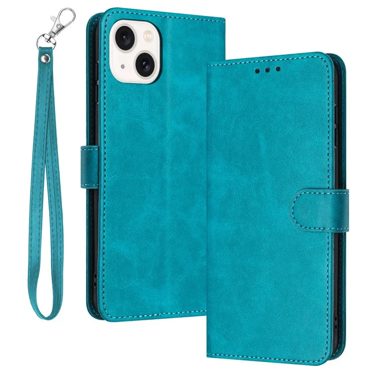 For iPhone 14 / 13 Wholesale Case Anti-Scratch Phone Shell Stand Cover with Wallet Function