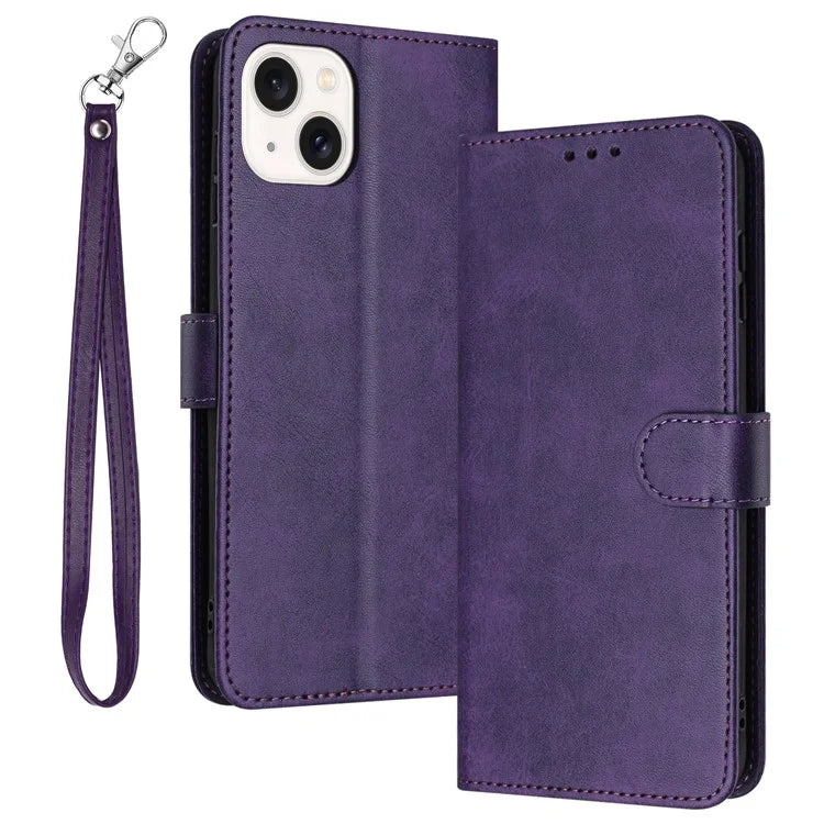 For iPhone 14/13 Wholesale Case Anti-Scratch Phone Shell Stand Cover with Wallet Function