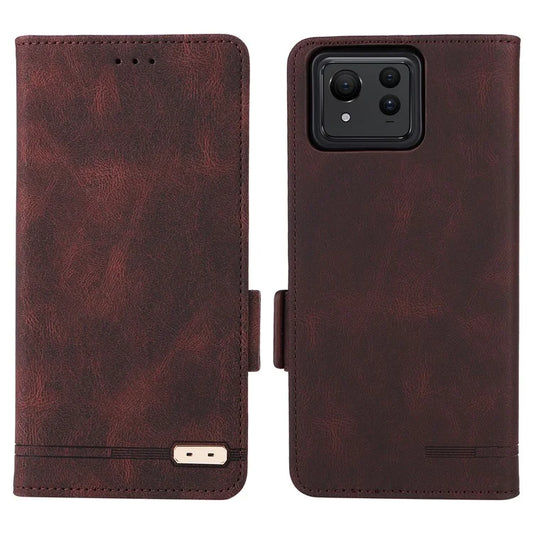 For Asus Zenfone 11 Ultra 5G Case Hardware Decor PU Leather Wallet Stand Phone Cover