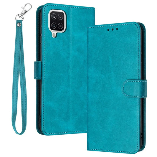 For Samsung Galaxy A12 / M12 / F12 Case Calf Texture Book Style Phone Cover Mobile Accessories Wholesale