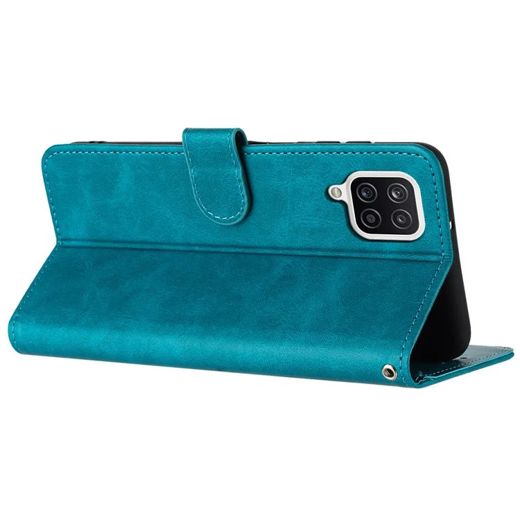 For Samsung Galaxy A12 / M12 / F12 Case Calf Texture Book Style Phone Cover Mobile Accessories Wholesale