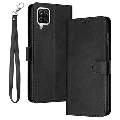 For Samsung Galaxy A12 / M12 / F12 Case Calf Texture Book Style Phone Cover Mobile Accessories Wholesale