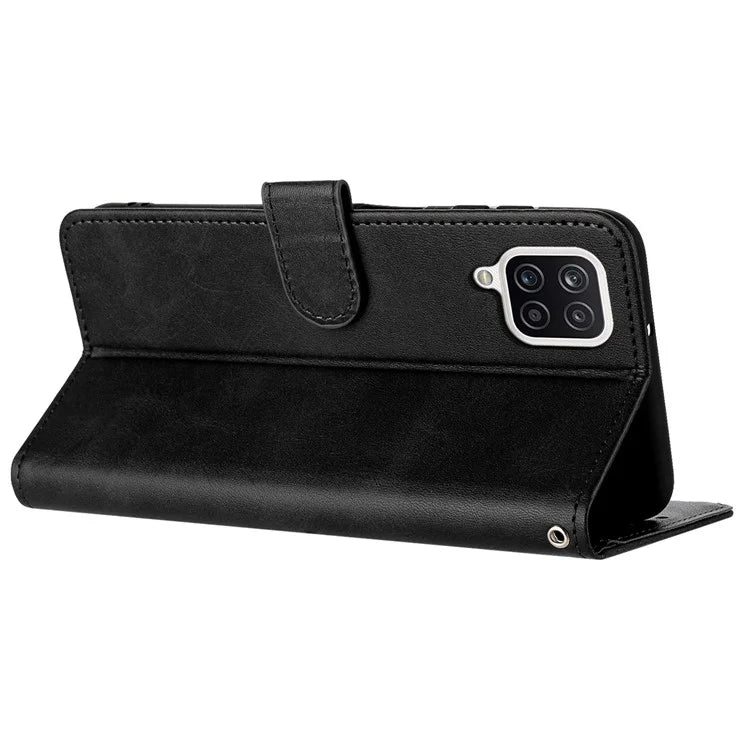 For Samsung Galaxy A12 / M12 / F12 Case Calf Texture Book Style Phone Cover Mobile Accessories Wholesale