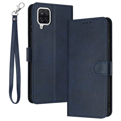 For Samsung Galaxy A12 / M12 / F12 Case Calf Texture Book Style Phone Cover Mobile Accessories Wholesale