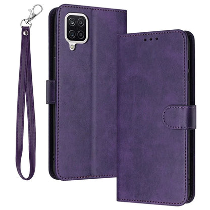 For Samsung Galaxy A12 / M12 / F12 Case Calf Texture Book Style Phone Cover Mobile Accessories Wholesale