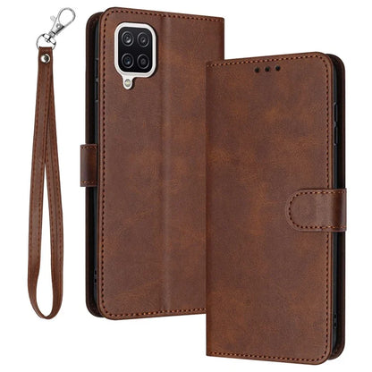 For Samsung Galaxy A12 / M12 / F12 Case Calf Texture Book Style Phone Cover Mobile Accessories Wholesale