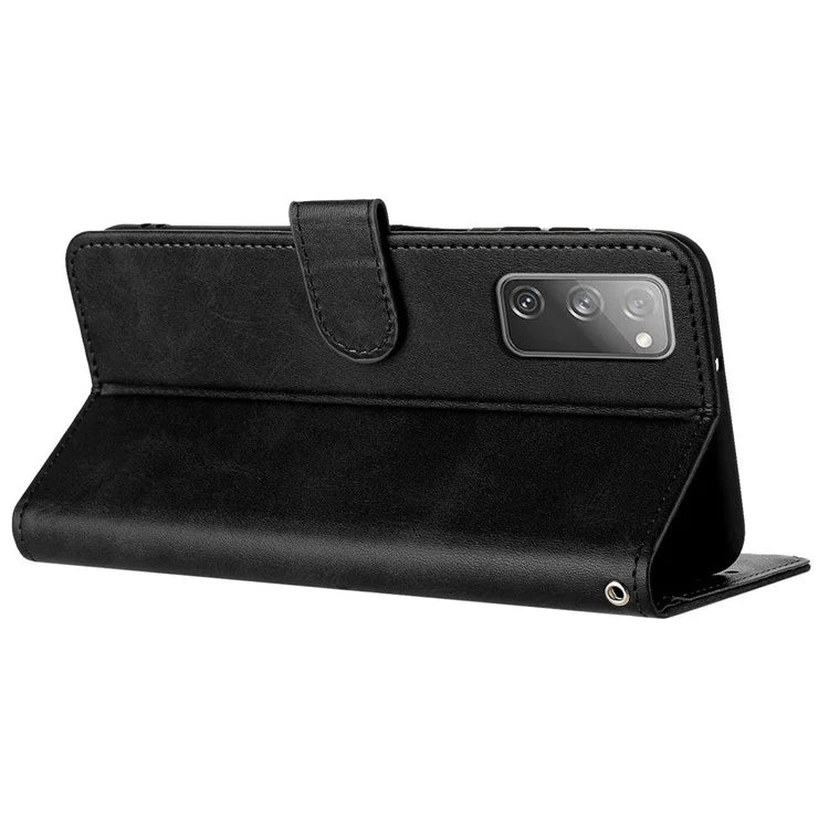 For Samsung Galaxy S20 FE / S20 FE 5G / S20 FE 2022 / S20 Lite Calf Texture Phone Stand Cover Mobile Accessories Wholesale