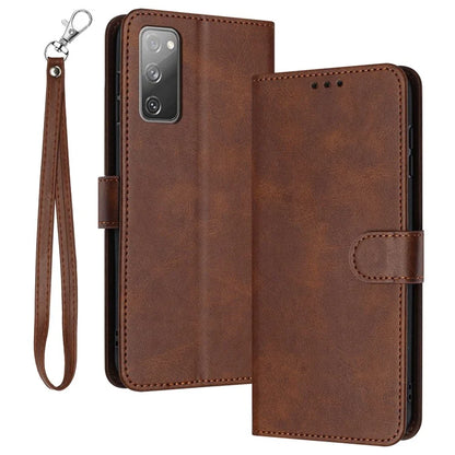 For Samsung Galaxy S20 FE / S20 FE 5G / S20 FE 2022 / S20 Lite Calf Texture Phone Stand Cover Mobile Accessories Wholesale