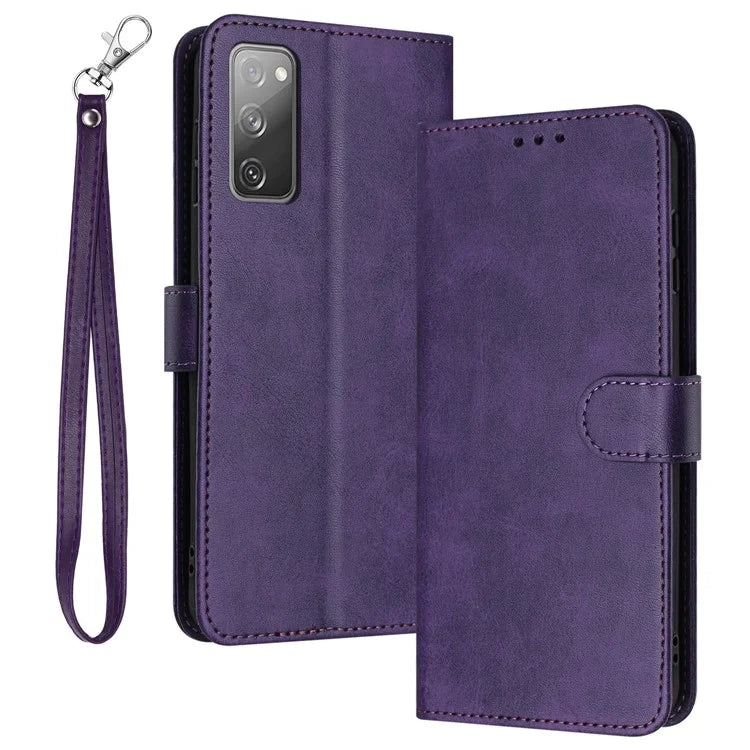 For Samsung Galaxy S20 FE / S20 FE 5G / S20 FE 2022 / S20 Lite Calf Texture Phone Stand Cover Mobile Accessories Wholesale