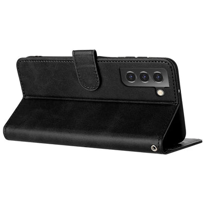 For Samsung Galaxy S21 FE 5G Case PU Leather Calf Texture Phone Wallet Cover Mobile Accessories Supplier