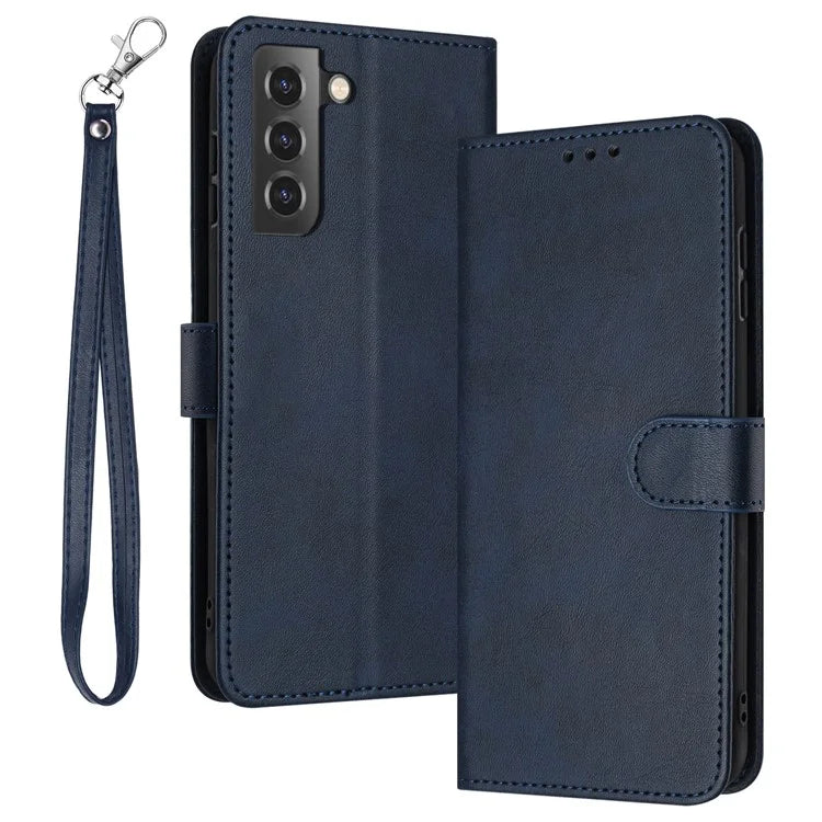 For Samsung Galaxy S21 FE 5G Case PU Leather Calf Texture Phone Wallet Cover Mobile Accessories Supplier