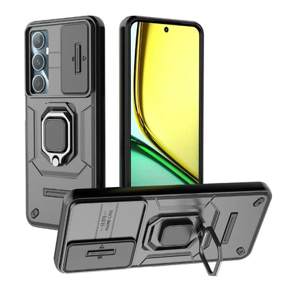 For Realme C65 4G PC+TPU Phone Cover Camera Protection Anti-Scratch Cell Phone Case