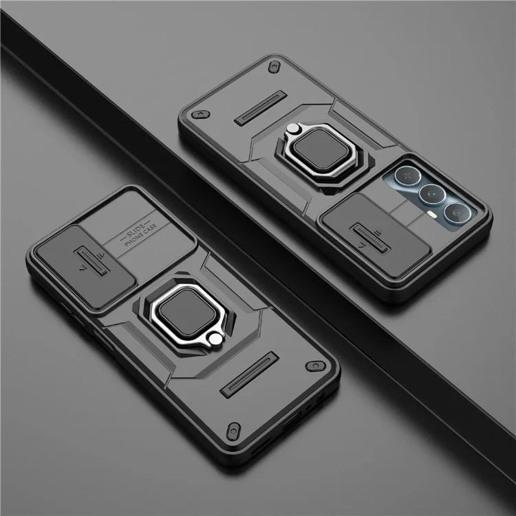 For Realme C65 4G PC+TPU Phone Cover Camera Protection Anti-Scratch Cell Phone Case