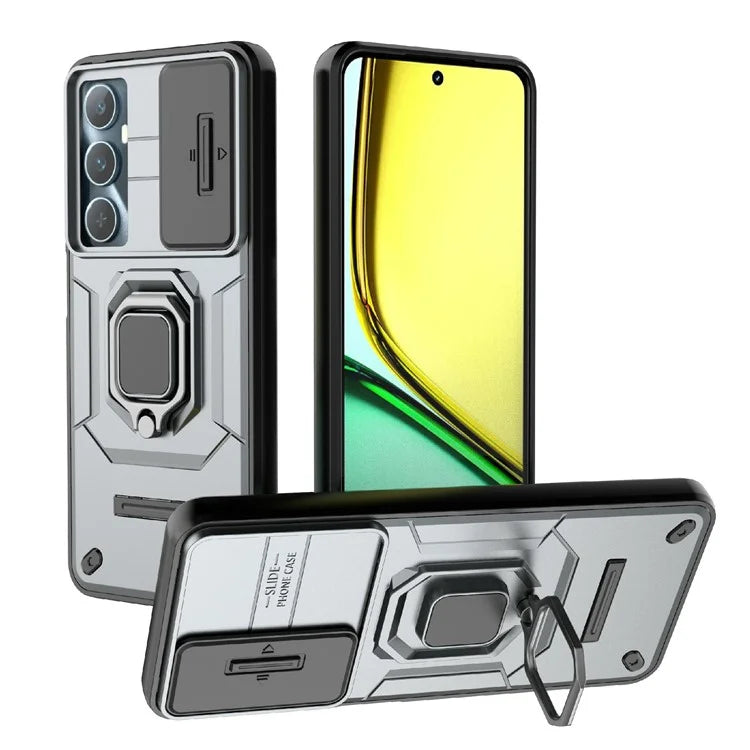 For Realme C65 4G PC+TPU Phone Cover Camera Protection Anti-Scratch Cell Phone Case