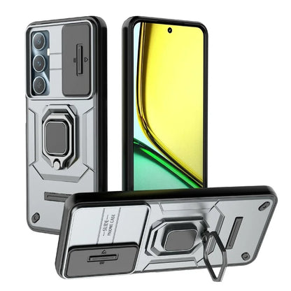 For Realme C65 4G PC+TPU Phone Cover Camera Protection Anti-Scratch Cell Phone Case