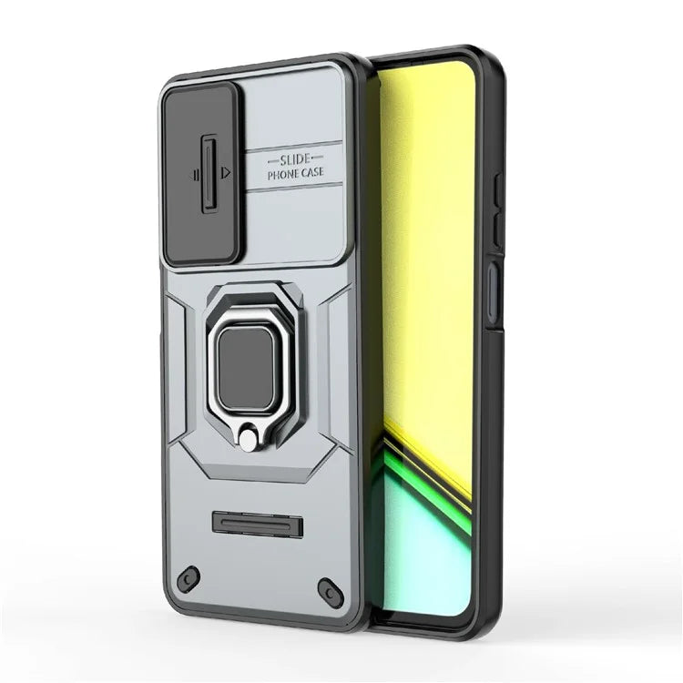 For Realme C65 4G PC+TPU Phone Cover Camera Protection Anti-Scratch Cell Phone Case
