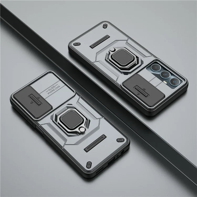 For Realme C65 4G PC+TPU Phone Cover Camera Protection Anti-Scratch Cell Phone Case