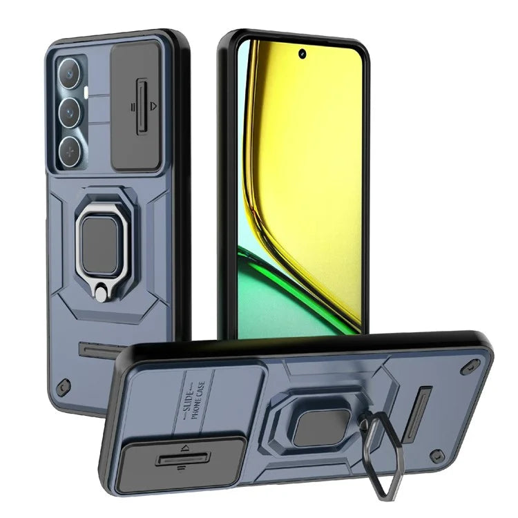 For Realme C65 4G PC+TPU Phone Cover Camera Protection Anti-Scratch Cell Phone Case
