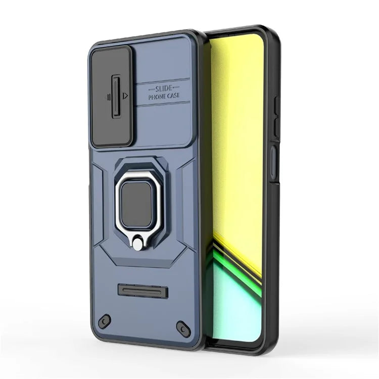 For Realme C65 4G PC+TPU Phone Cover Camera Protection Anti-Scratch Cell Phone Case