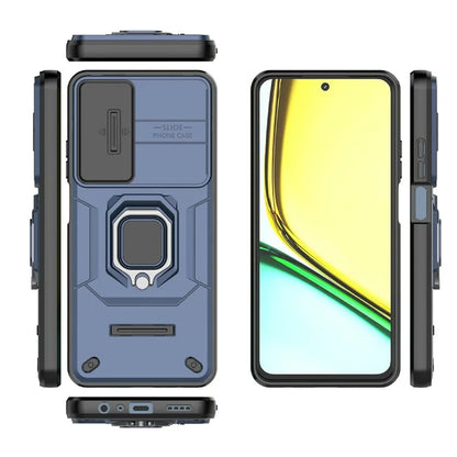 For Realme C65 4G PC+TPU Phone Cover Camera Protection Anti-Scratch Cell Phone Case