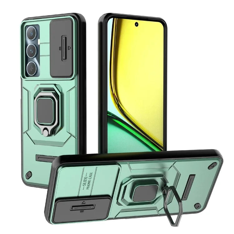 For Realme C65 4G PC+TPU Phone Cover Camera Protection Anti-Scratch Cell Phone Case