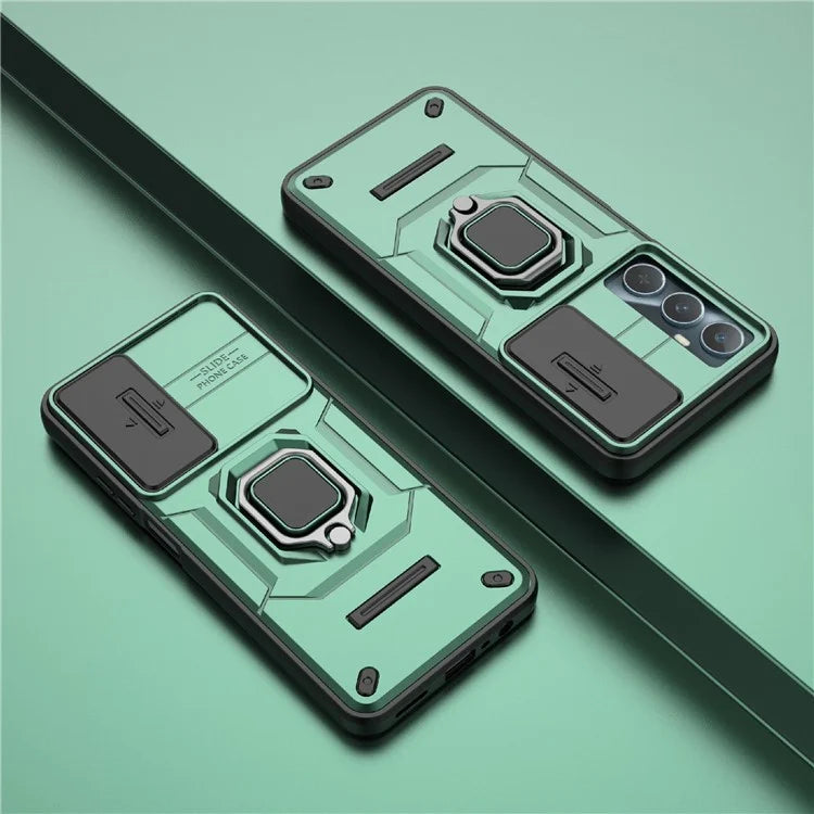 For Realme C65 4G PC+TPU Phone Cover Camera Protection Anti-Scratch Cell Phone Case