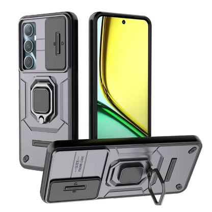 For Realme C65 4G PC+TPU Phone Cover Camera Protection Anti-Scratch Cell Phone Case