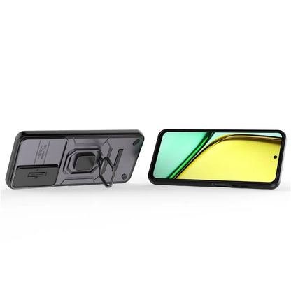 For Realme C65 4G PC+TPU Phone Cover Camera Protection Anti-Scratch Cell Phone Case